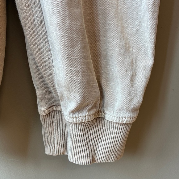 James Perse Stretch Herringbone Tan Khaki Jumpsuit, Large - Picture 6 of 8